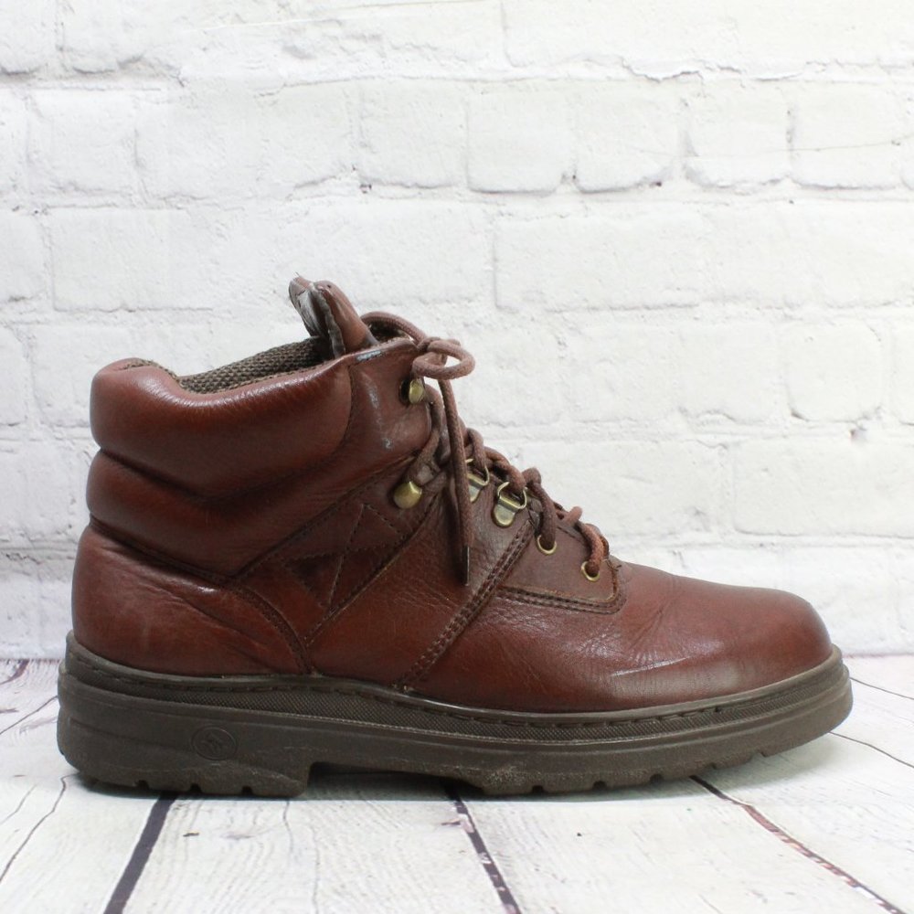 CAROLINA Leather Waterproof Work Boots Size 10 - Picture 1 of 9